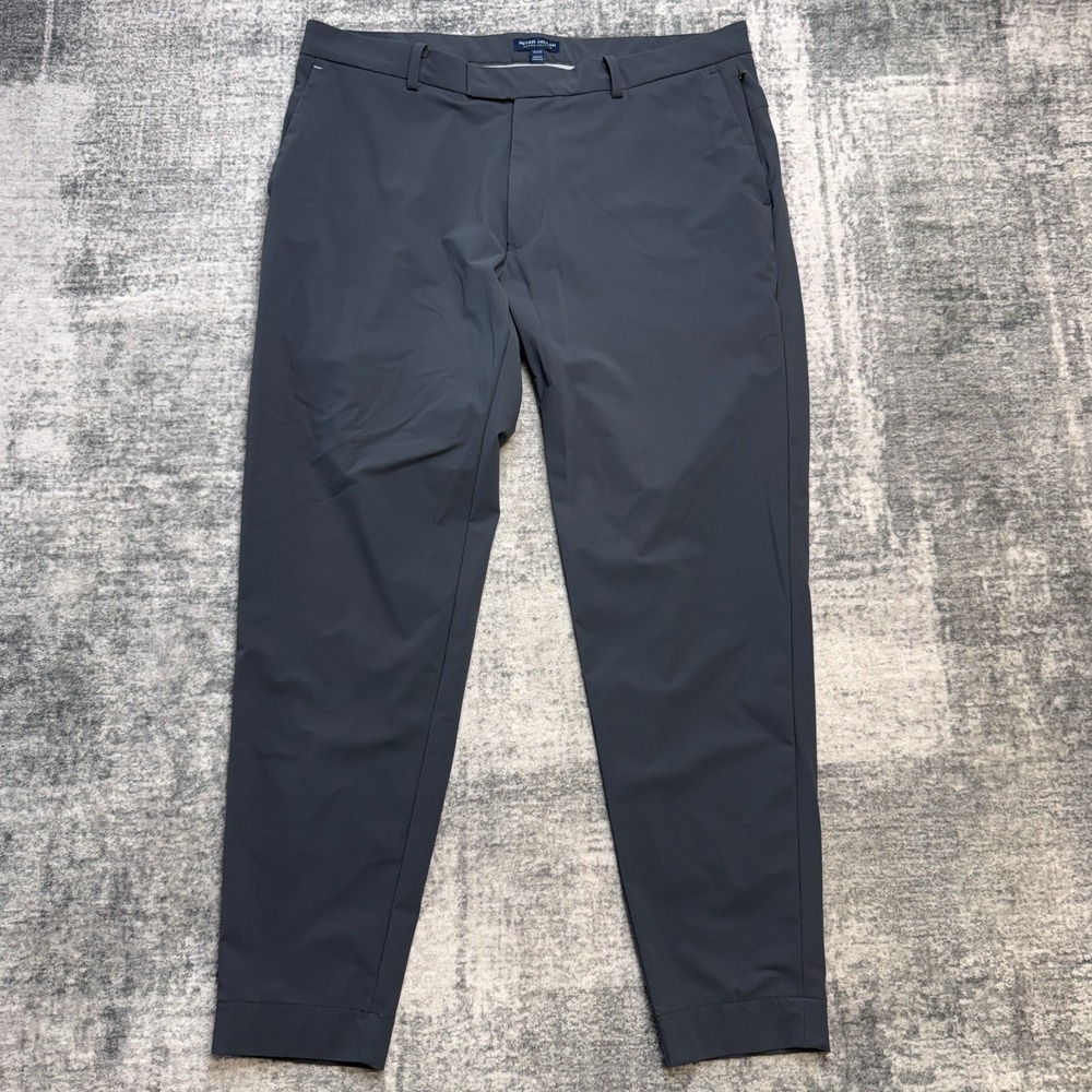 Peter Millar Blade Ankle Pants Mens 36x28 Gray Crown Crafted Performance Golf